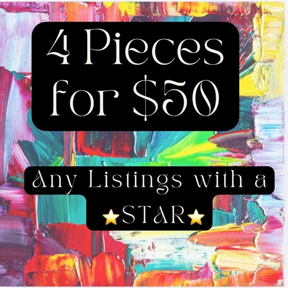 Choose ANY 4 items with a ⭐️ in the title for $50! - Picture 2 of 6